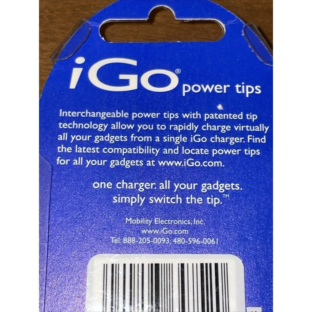 lGo A32 Power Tip For IGo Chargers Motorola RAZR2V8 V9, V9M; Nokia 8600